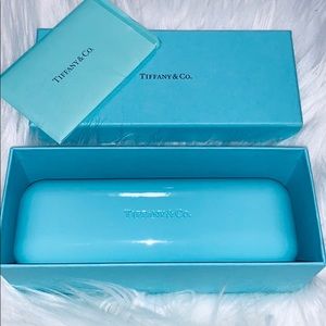 Tiffany & Co empty eyeglass case with a box